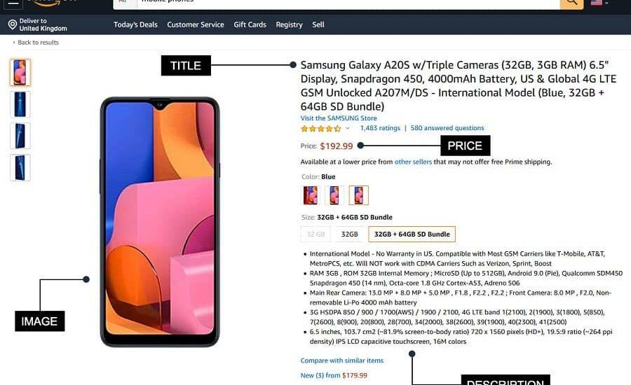 Amazon Product Listing Optimization