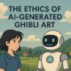 The Ethics of AI-Generated Ghibli Art