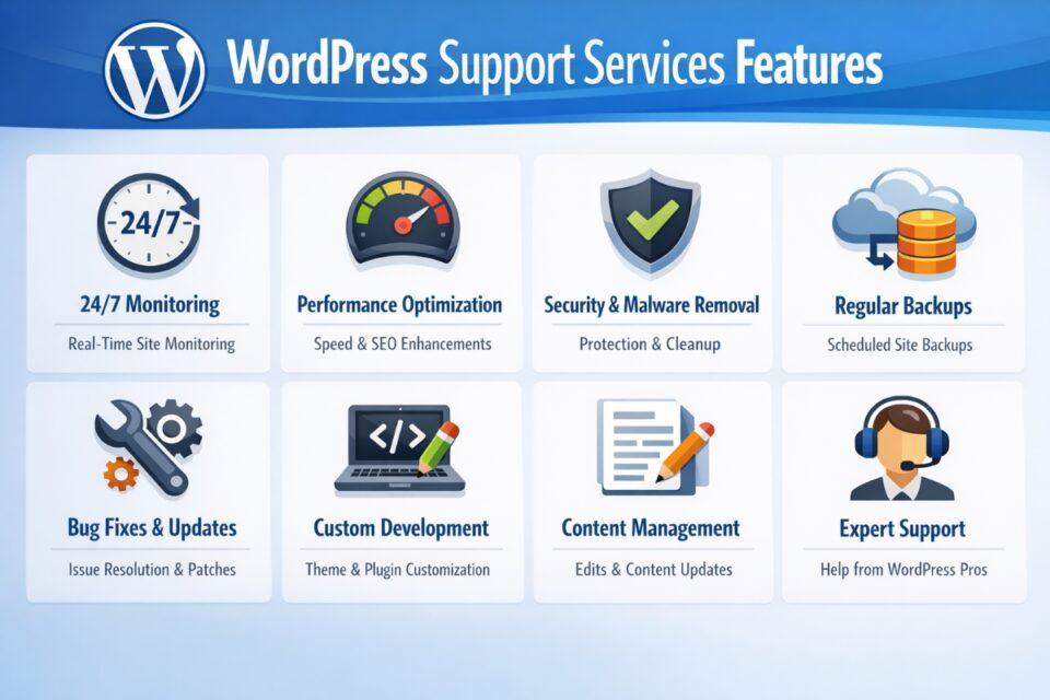 WordPress Support Services Features